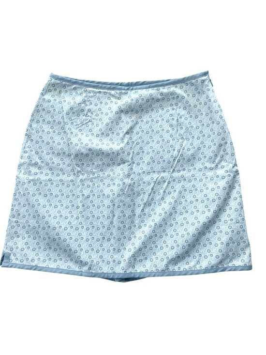 Nike Dresses & Skirts - Nike Golf Skort Women's Size 8 Sporty Blue Green Floral Daisy Pattern Cotton NWT